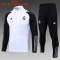 Real Madrid Soccer Jacket + Pants Replica White 2023/24 Youth