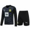 2020/21 Borussia Dortmund Goalkeeper Black Long Sleeve Mens Soccer Jersey Replica + Shorts Set