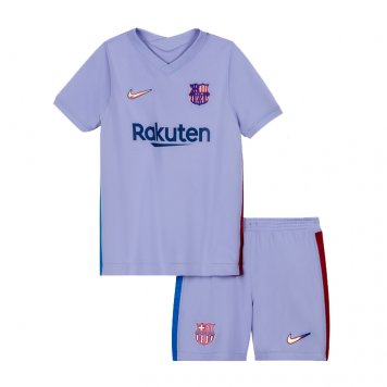 Barcelona Away Soccer Jerseys + Short Youth 2021/22
