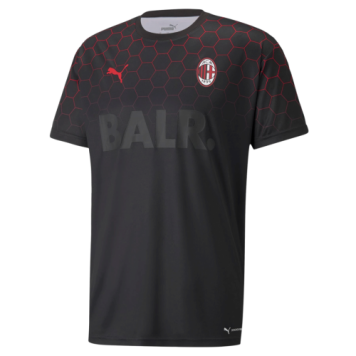 2020/21 AC Milan X BALR Signature Black Soccer Jersey Replica Mens