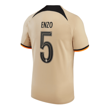 Chelsea Soccer Jersey Replica Third Away UCL 2022/23 Mens (ENZO #5)