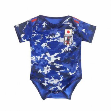 2020 Japan Home Blue Baby Infant Soccer Suit