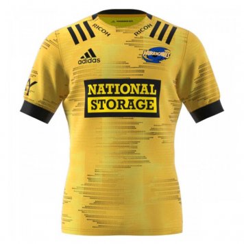 2021 New Zealand Hurricanes Rugby Soccer Jersey Home Replica Mens