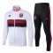 2019/20 Flamengo White Mens Soccer Training Suit(Jacket + Pants)