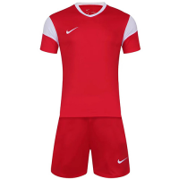 NK-761 Customize Team Soccer Jersey + Short Replica Red