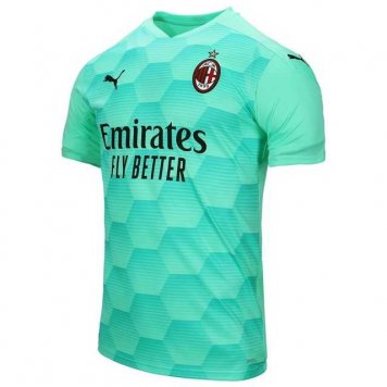 2020/21 AC Milan Goalkeeper Green Mens Soccer Jersey Replica