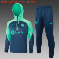 Barcelona Soccer Sweatshirt + Pants Replica Royal 2023/24 Youth (Hoodie)