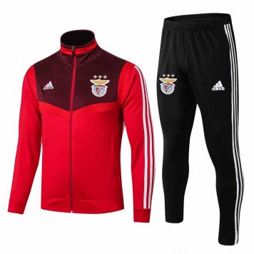 2019/20 Benfica High Neck Red Mens Soccer Training Suit(Jacket + Pants)