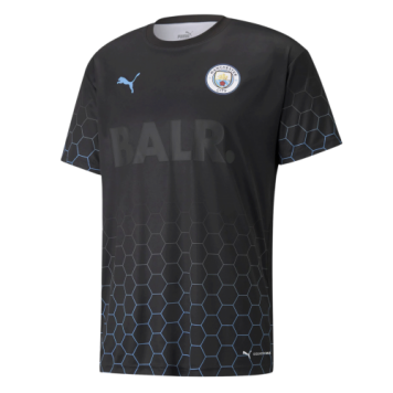 2020/21 Manchester City X BALR Signature Black Soccer Jersey Replica Mens