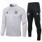 2020/21 Germany Light Grey Half Zip Mens Soccer Training Suit(Jacket + Pants)