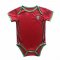 2020 Portugal Home Red Baby Infant Soccer Suit