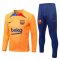 Barcelona Soccer Training Suit Orange Stripes 2022/23 Mens