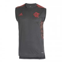 2021/22 Flamengo Grey Soccer Singlet Jersey Mens