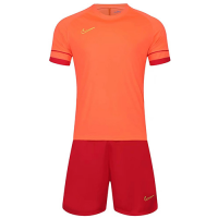 NK-762 Customize Team Soccer Jersey + Short Replica Orange