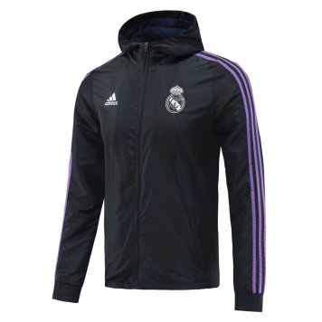 Real Madrid All Weather Windrunner Soccer Jacket Black 2022/23 Men's