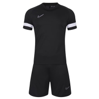 NK-762 Customize Team Soccer Jersey + Short Replica Black