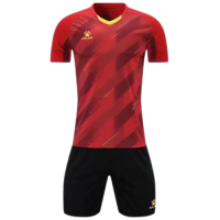 Kelme Customize Team Soccer Jersey + Short Replica Red - 1005