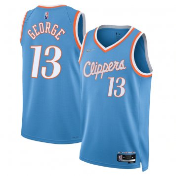 Los Angeles Clippers Swingman Jersey Blue Mens 2022 City Edition