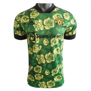 Manchester United Soccer Jersey Replica Special Edition Green Rose Mens 2022/23 (Match)