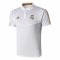 2019/20 Real Madrid White Mens Soccer Polo Jersey