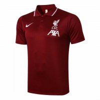 2020/21 Liverpool Burgundy Soccer Polo Jersey Mens