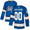 Winnipeg Jets Blue Alternate Custom Practice Jersey Mens