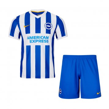 2021/22 Brighton & Hove Albion F.C. Soccer Jersey Home Replica + Short Kids