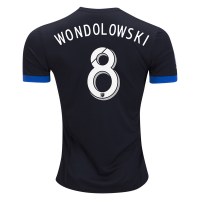 2017/18 San Jose Earthquakes Home Blue Soccer Jersey Replica Wondolowski #8