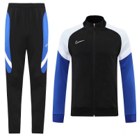 Customize Soccer Jacket + Pants Replica Black&Blue 2022