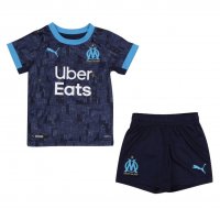 2020/21 Olympique Marseille Away Kids Soccer Kit(Jersey+Shorts)