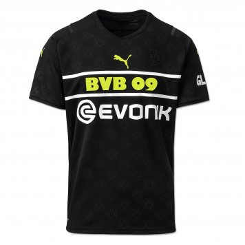 Borussia Dortmund Soccer Jersey Replica Cup Goalkeeper Short Sleeved / Third Mens 2021/22