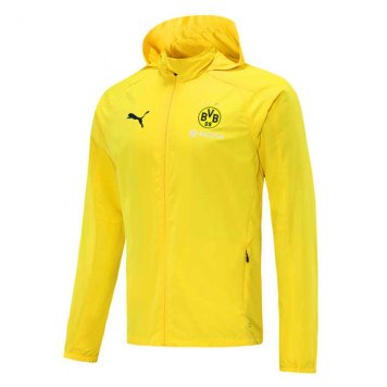 2020/21 Borussia Dortmund Yellow All Weather Windrunner Soccer Jacket Mens [2020127893]