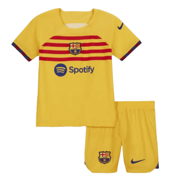 Barcelona Soccer Jersey + Short Replica Fourth Away 2022/23 Youth