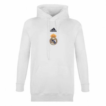 2020/21 Real Madrid Hoodie White Mens Soccer Winter Jacket