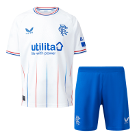 Glasgow Rangers Soccer Jersey + Short Replica Away 2023/24 Youth