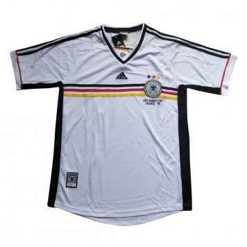 1998 Germany Retro Home Mens Soccer Jersey Replica