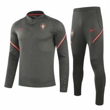 2020/21 Portugal Deep Green Mens Soccer Training Suit [2020127310]