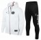 2018/19 PSG x Jordan Hoodie White Mens Soccer Training Suit(Jacket + Pants)