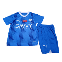 Al Hilal Soccer Jersey + Short Replica Home 2023/24 Youth