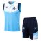 Olympique Marseille Soccer Singlet + Short Replica Sky Blue 2021/22 Men's