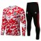 Manchester United Soccer Training Suit Red - White Mens 2021/22