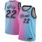 2020/21 Miami Heat Viceversa Pink Blue Gradiant Mens Swingman Jersey City Edition
