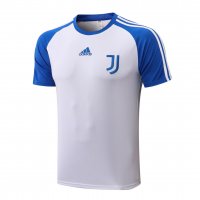 Juventus Soccer Training Jersey Replica White - Blue Mens 2021/22