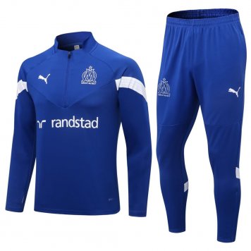 Olympique Marseille Soccer Training Suit Replica Blue 2022/23 Mens