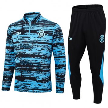 Riyadh Al-Nassr Soccer Training Suit Replica Blue 2023/24 Mens