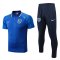 England Soccer Polo + Pants Replica Blue 2022/23 Mens
