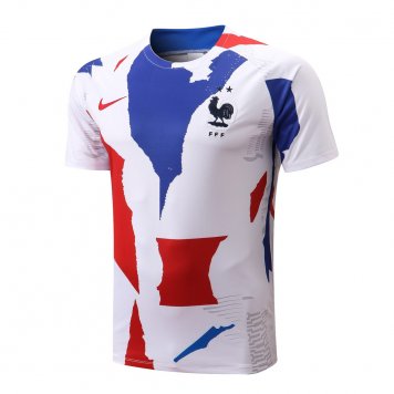 France 2022 Blue-Red-White Soccer Training Jersey Replica Mens