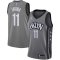Brooklyn Nets Brand Gray 202020/21 Mens Swingman Jersey StateMenst Edition
