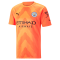 Manchester City Goalkeeper Orange Soccer Jersey Replica Mens 2022/23