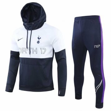 2019/20 Tottenham Hotspur Hoodie Purple Mens Soccer Training Suit(SweatJersey + Pants)